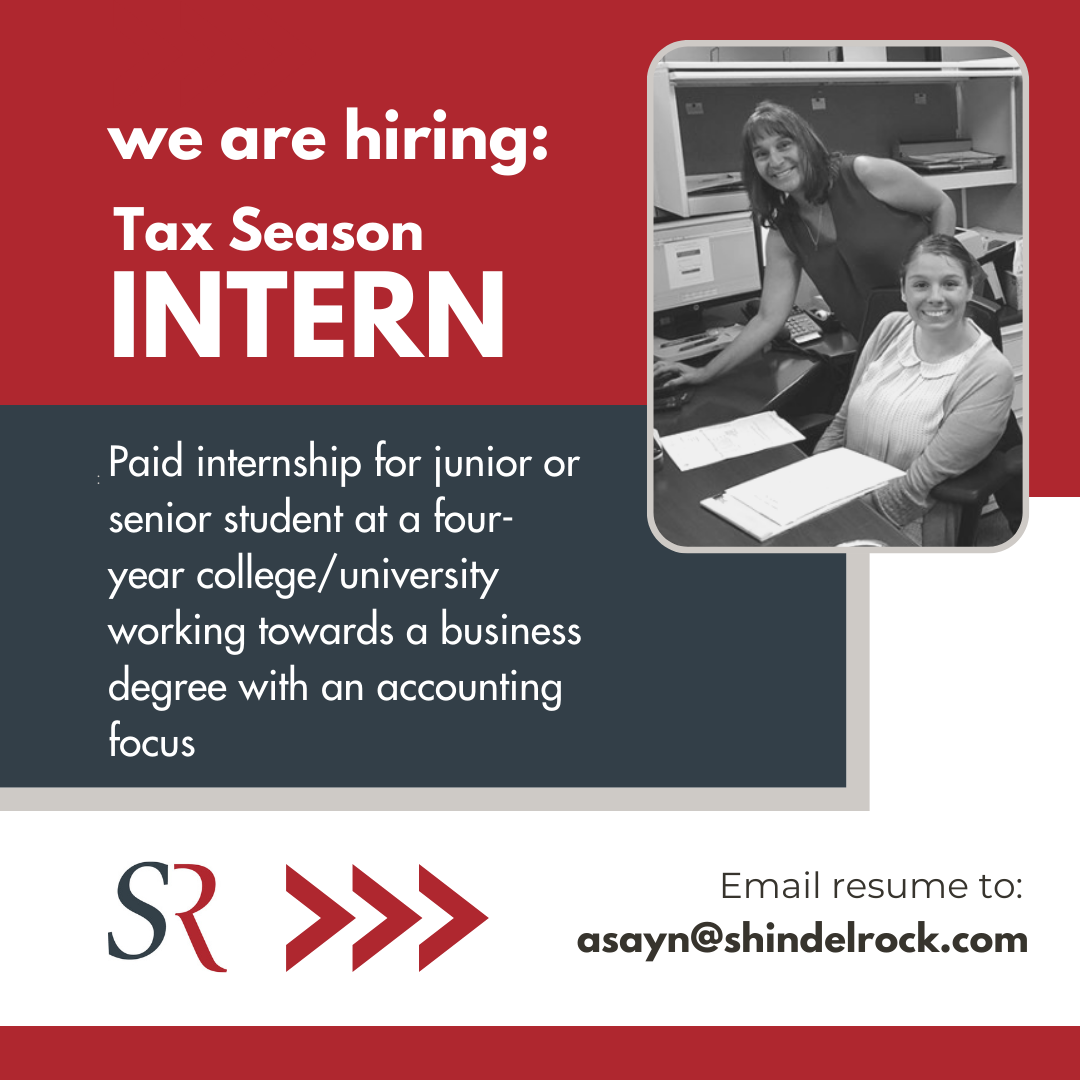 Winter/Tax Season Intern 2024 ShindelRock